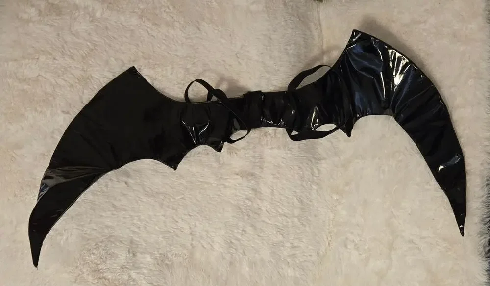 Black PVC Cosplay Wings